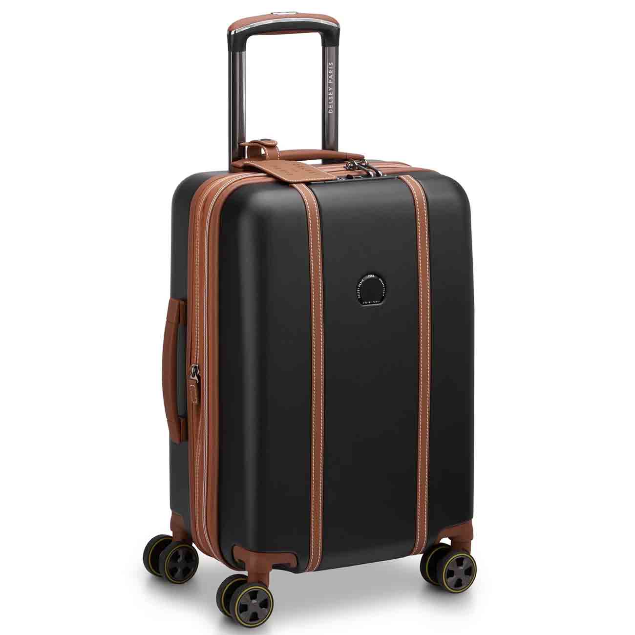 شنطة سفر Delsey Cadence / حجم 55 سم / سعة 34 لتر / تصميم انيق / اسود