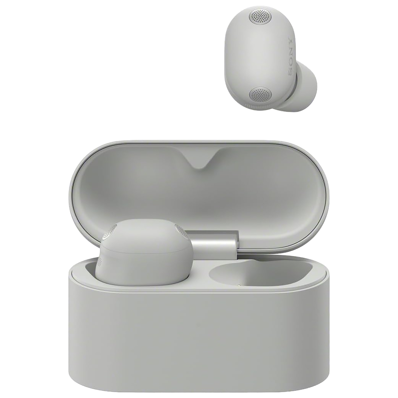 سماعة سوني WF-1000XM6 اللاسلكية / عزل ازعاج متطور / مكالمات واضحة بتقنية AI / فضي