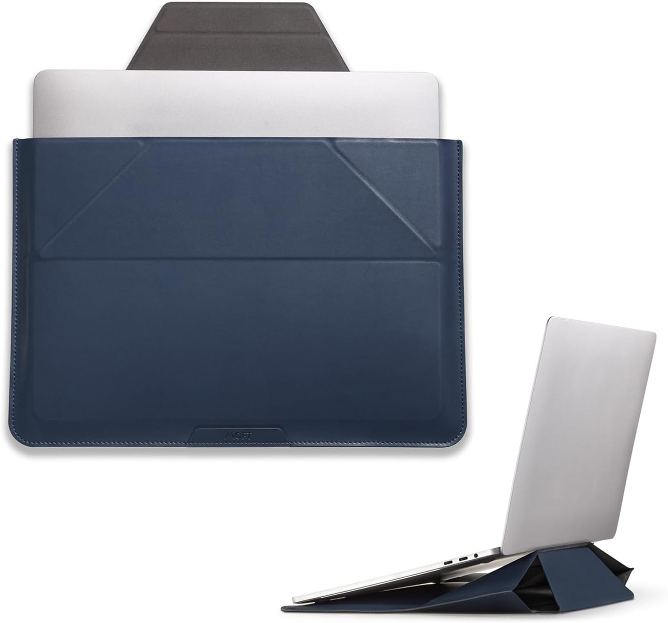 شنطة موفت لاجهزة اللابتوب / حجم 16 انش / تتحول ستاند بعدة زوايا / لون Deep Blue 