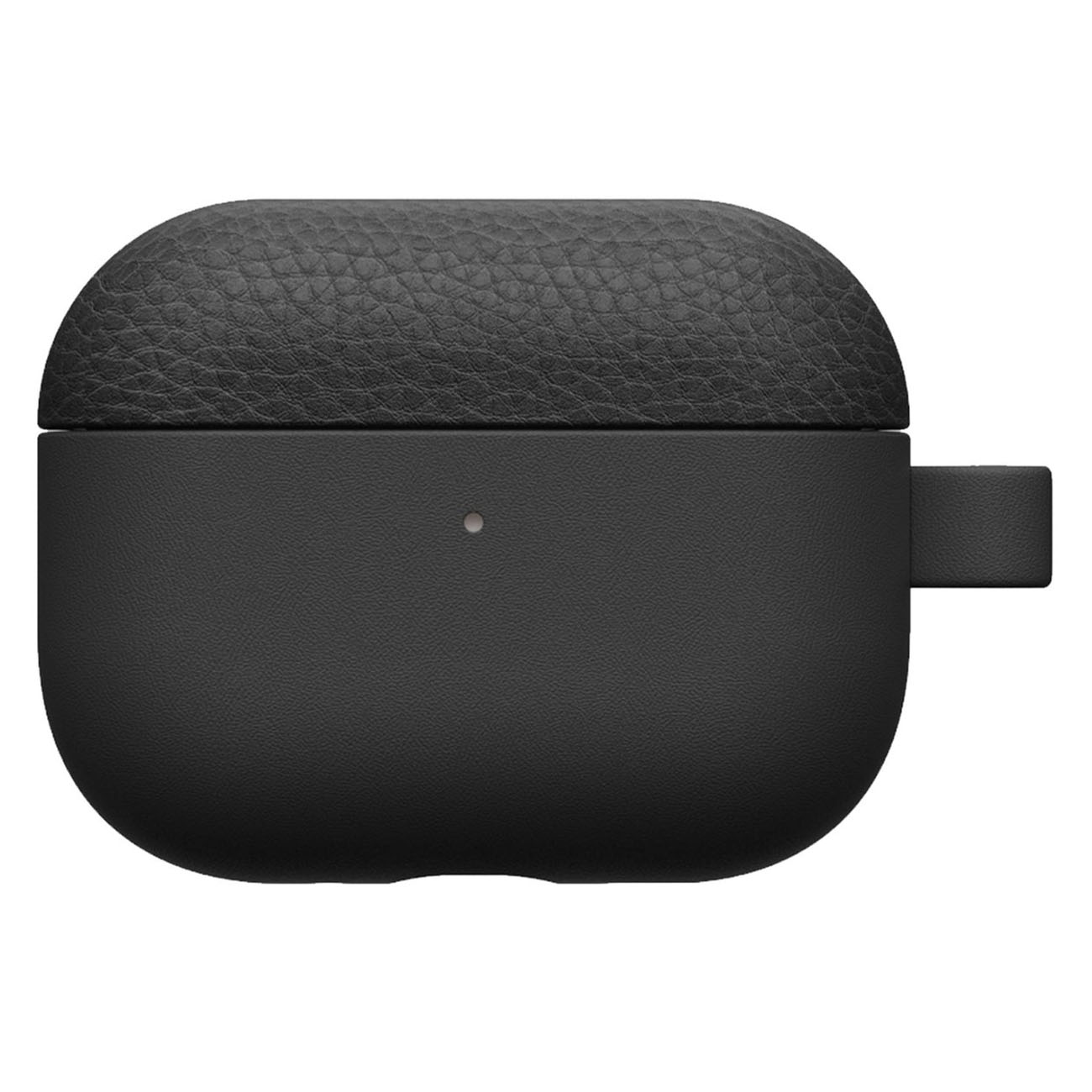 كفر Classique لسماعة ابل AirPods برو 3 / يدعم الشحن اللاسلكي / جلد فخم / اسود 