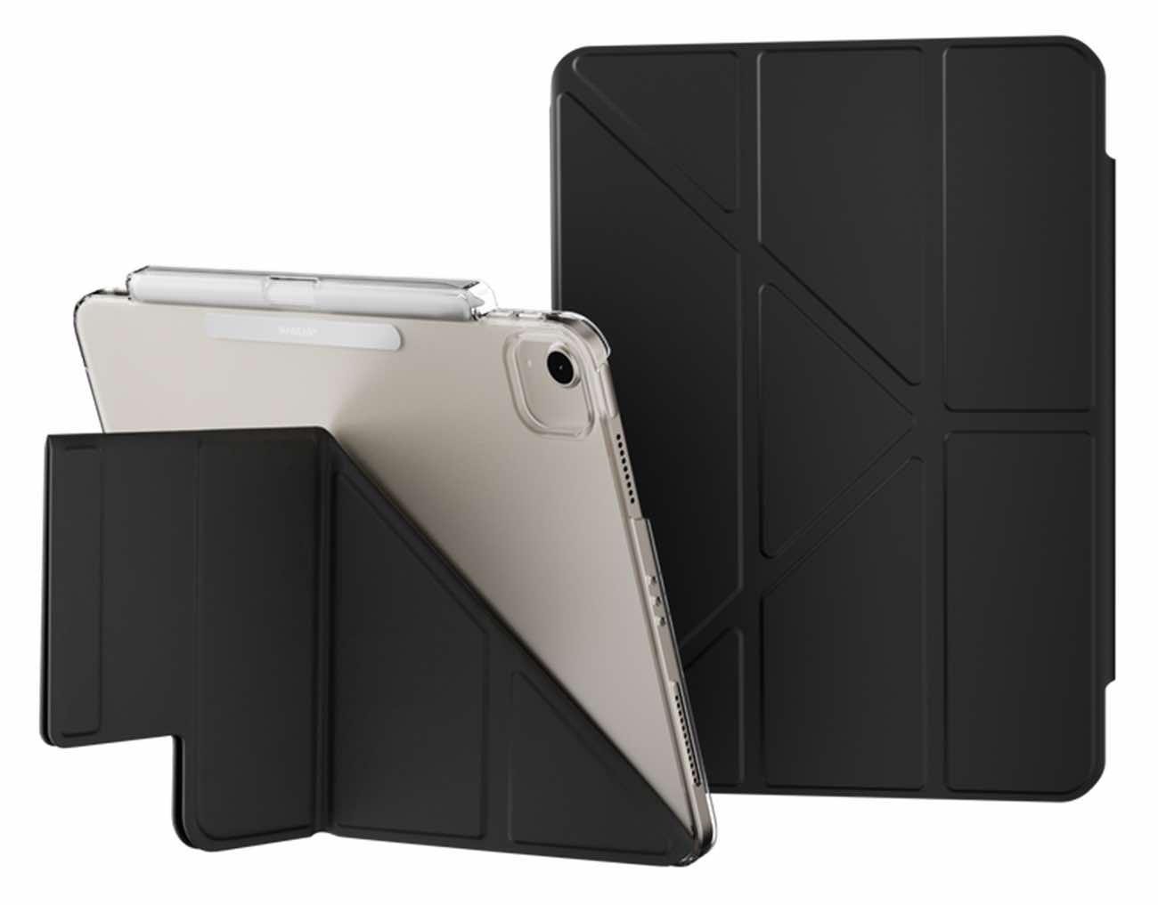 كفر MagEasy لايباد اير حجم 11 انش اصدار 2024 / ستاند مدمج / ضد الطيحات / اسود