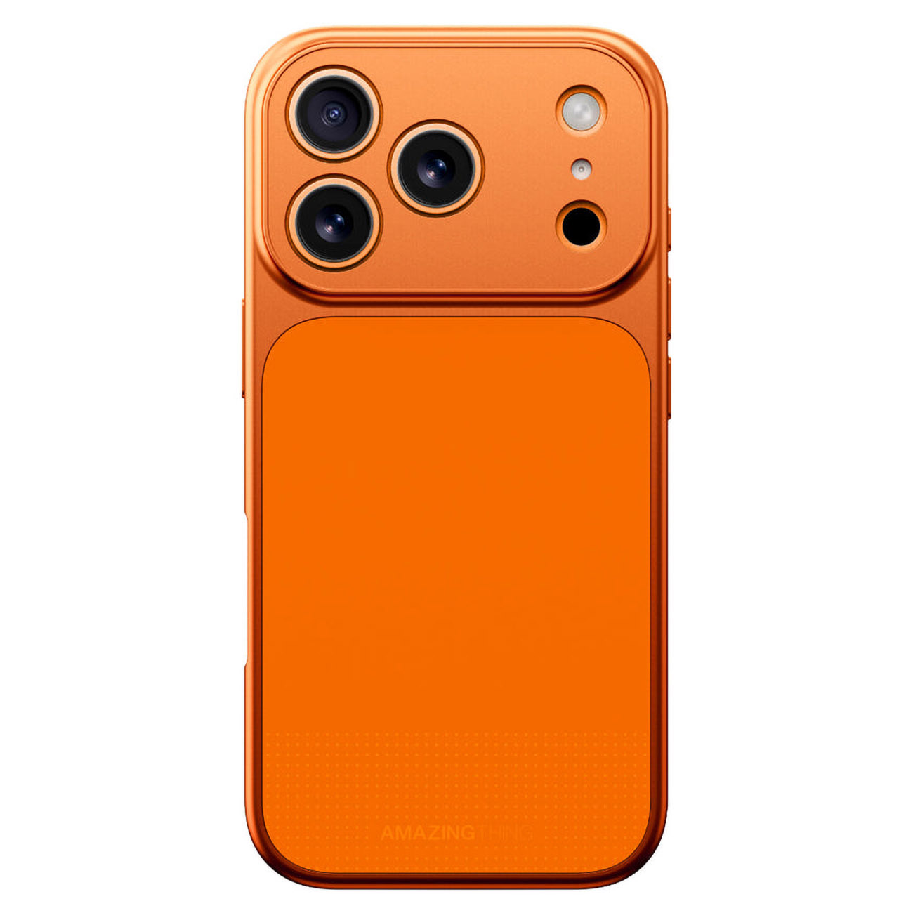AT Minimal Case for iPhone 17 Pro Max / MagSafe / Full Protection / Drop Resistant / Orange