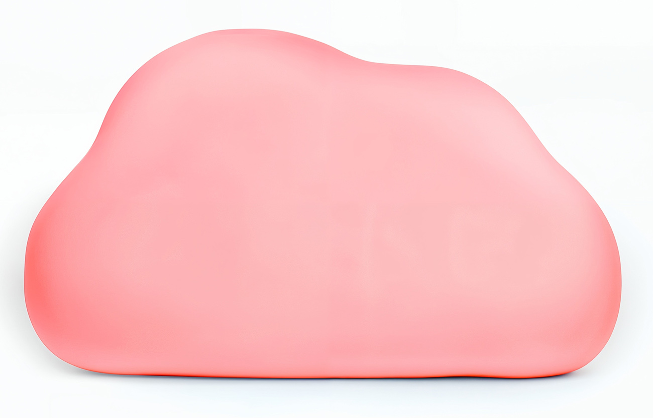 غطاء وسادة Blando Cloudy الصحية للاطفال / قطن ناعم / وردي