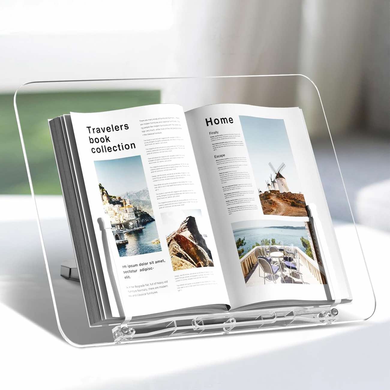 ستاند Acrylic متعدد الاستخدامات / خفيف و قابل للطوي / شفاف