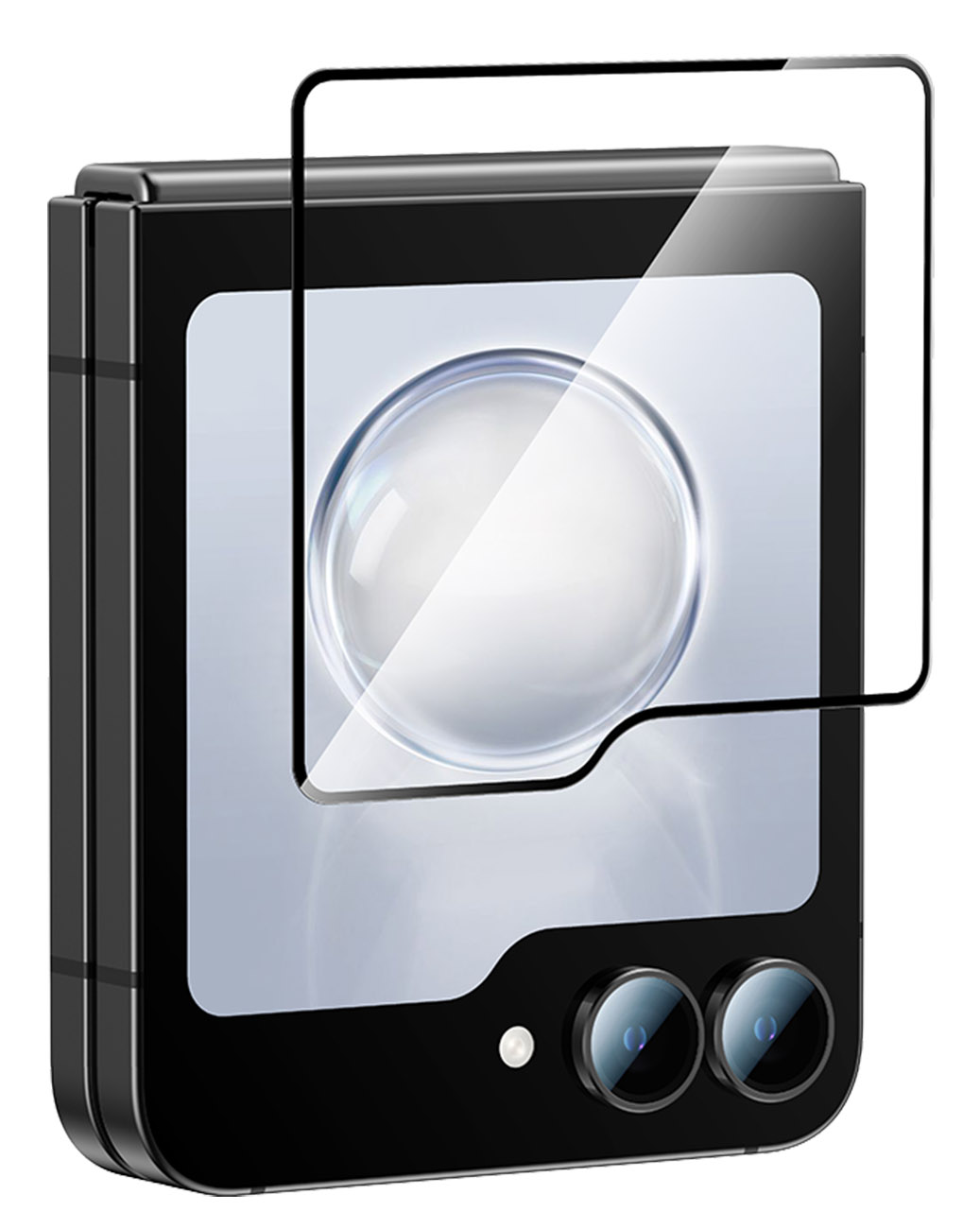 Benks Screen Protector for Samsung Z Flip 6 / Clear Glass / Drop Resistant