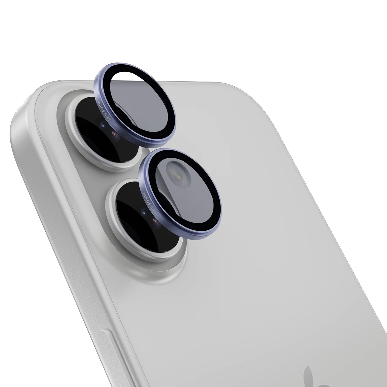 عدسات MagEasy Lenz لحماية الكاميرا / تدعم ايفون 17 / لون Sky Blue