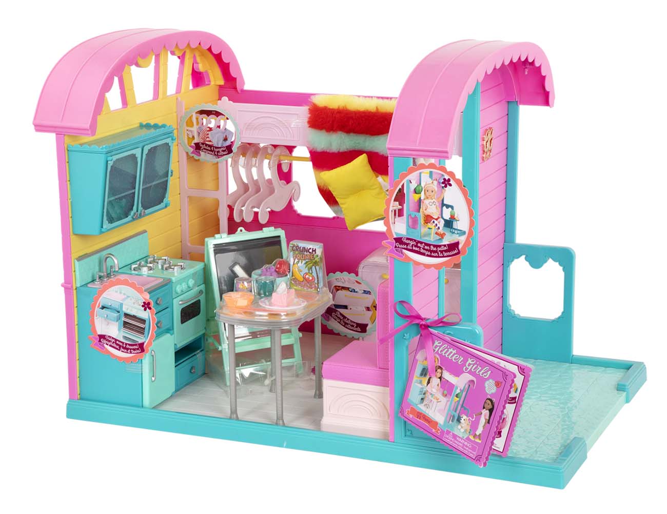 Glitter Girls Dollhouse Toy for Kids / Fully Furnished / Fun Experience