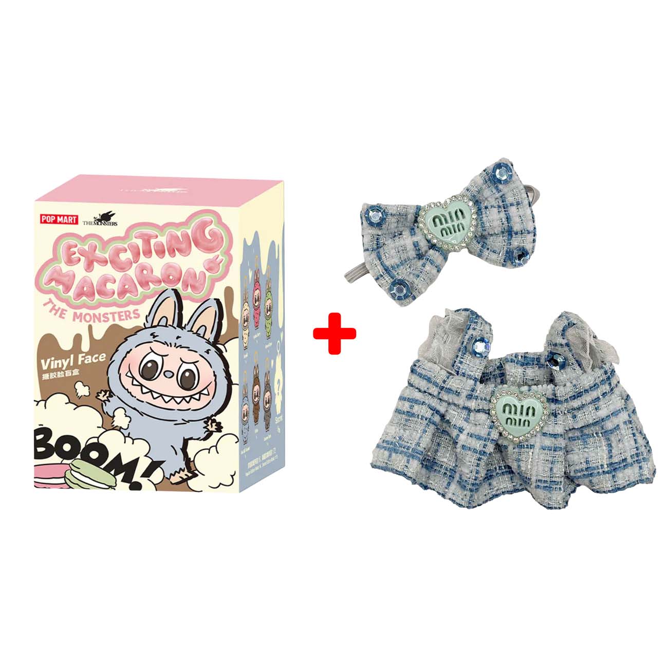 Labubu Exciting Macaron Original Blind Box / Random Color / 6