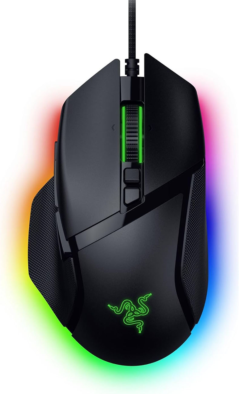 Razer Basilisk V3 35K Gaming Mouse / Wired Design / 35K DPI Sensor / With RGB Light