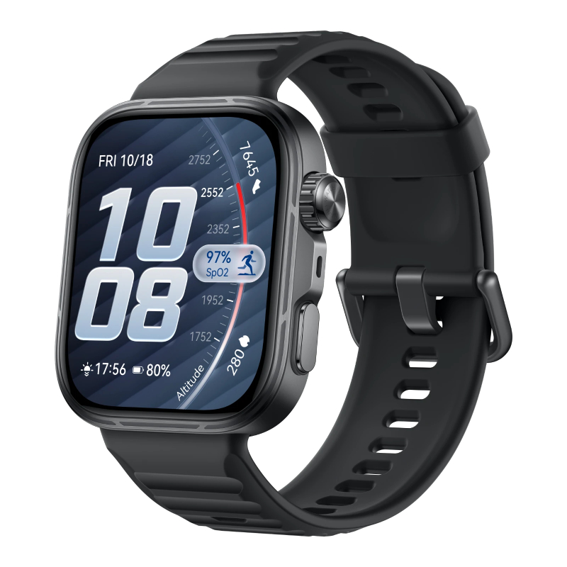 Huawei Watch Fit 5 Pro / AMOLED Display / Health Tracking / Dual GPS / 10-Day Battery / Black