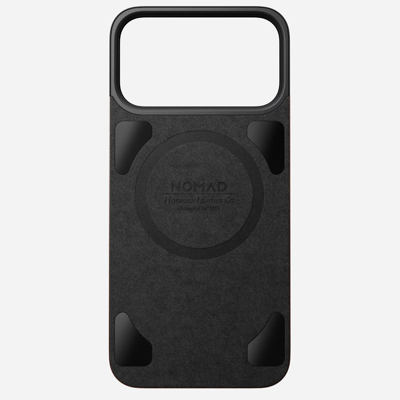 Nomad Magnetic Leather Back for iPhone 17 Pro Max / Support