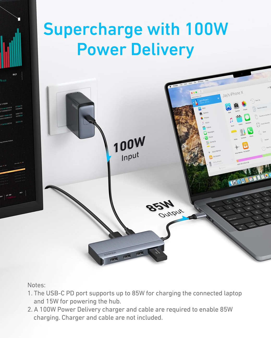 Anker 7-In-1 Hub / Provides 7 Different Ports From One Type-C Port / 4K ...
