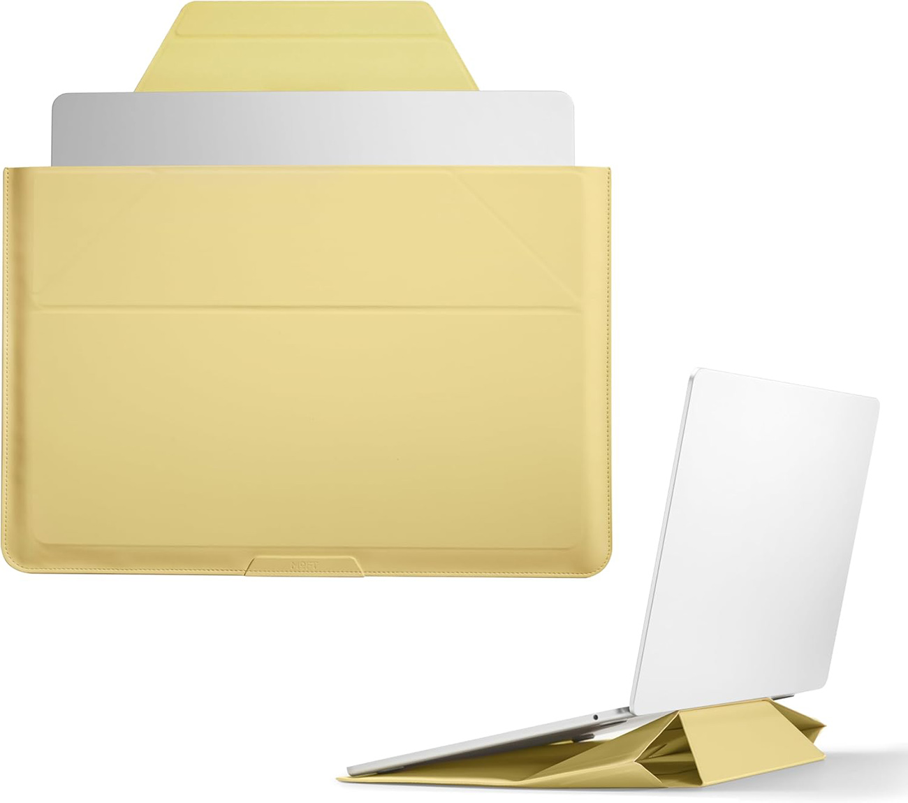 شنطة موفت لاجهزة اللابتوب / حجم 14 انش / تتحول ستاند بعدة زوايا / لون Panna Cotta 