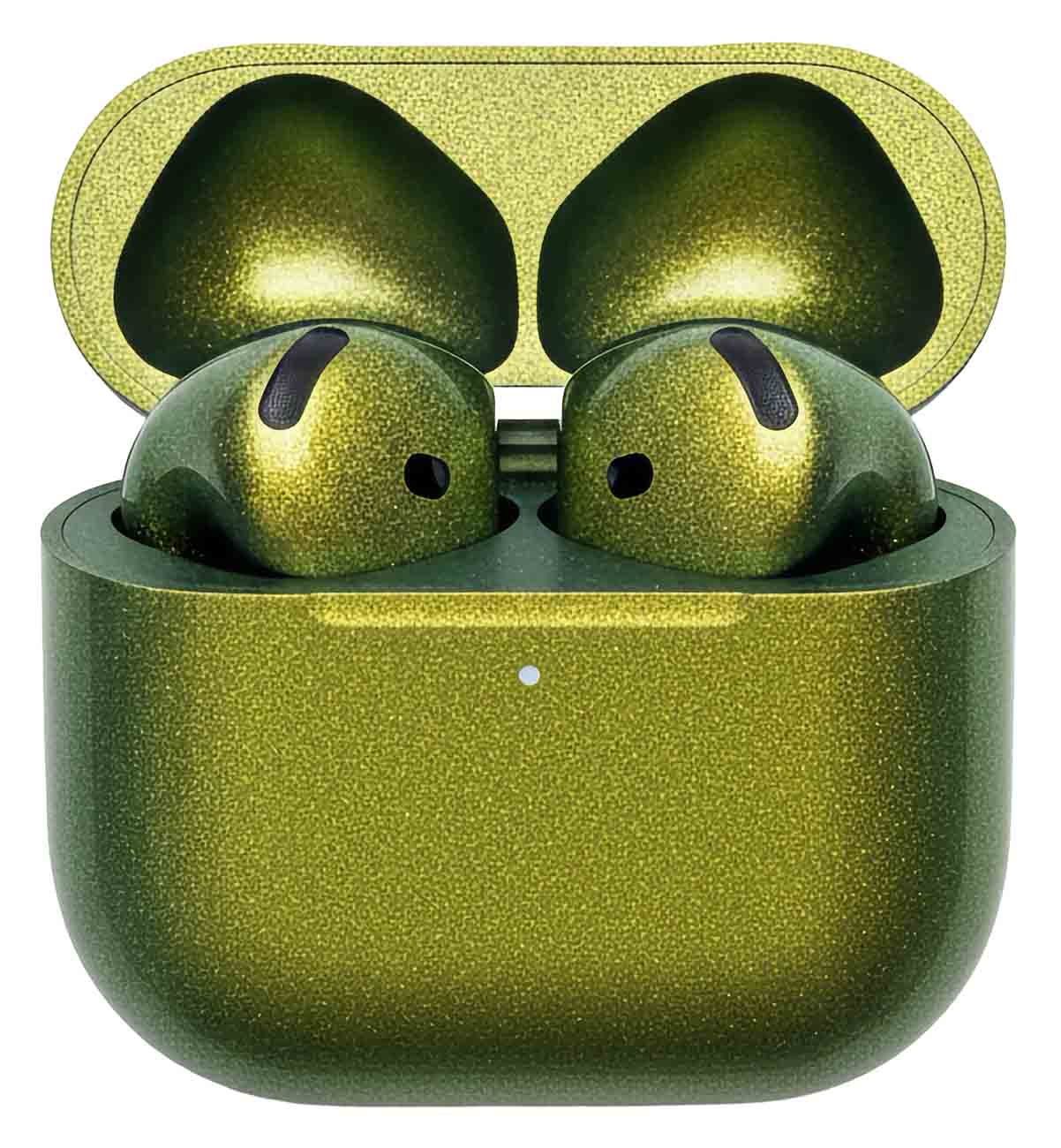 سماعة ابل AirPods 4 اللاسلكية / مع عزل ازعاج و شحن لاسلكي / اصدار خاص / Neon Venom