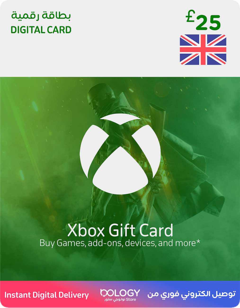 XBOX Gift Card UK Store / £25 / Digital Code