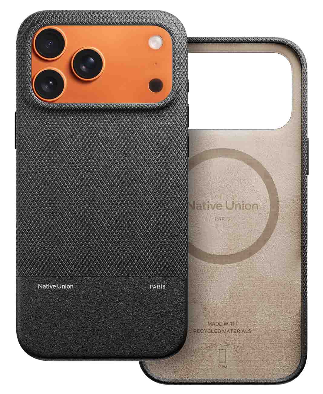 كفر Native Union لايفون 17 برو ماكس / يدعم MagSafe / ضد الطيحات / اسود