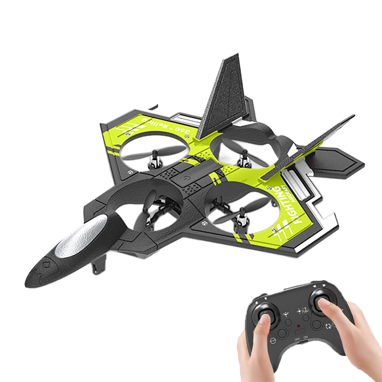 Combat Aircraft Toy Plane / Battery-Powered / 3 Flight Speeds / With Remote Control