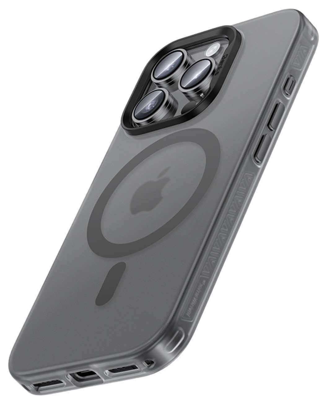 كفر Lucid Armor لايفون 16 برو من Benks / ضد الطيحات / يدعم MagSafe / رمادي