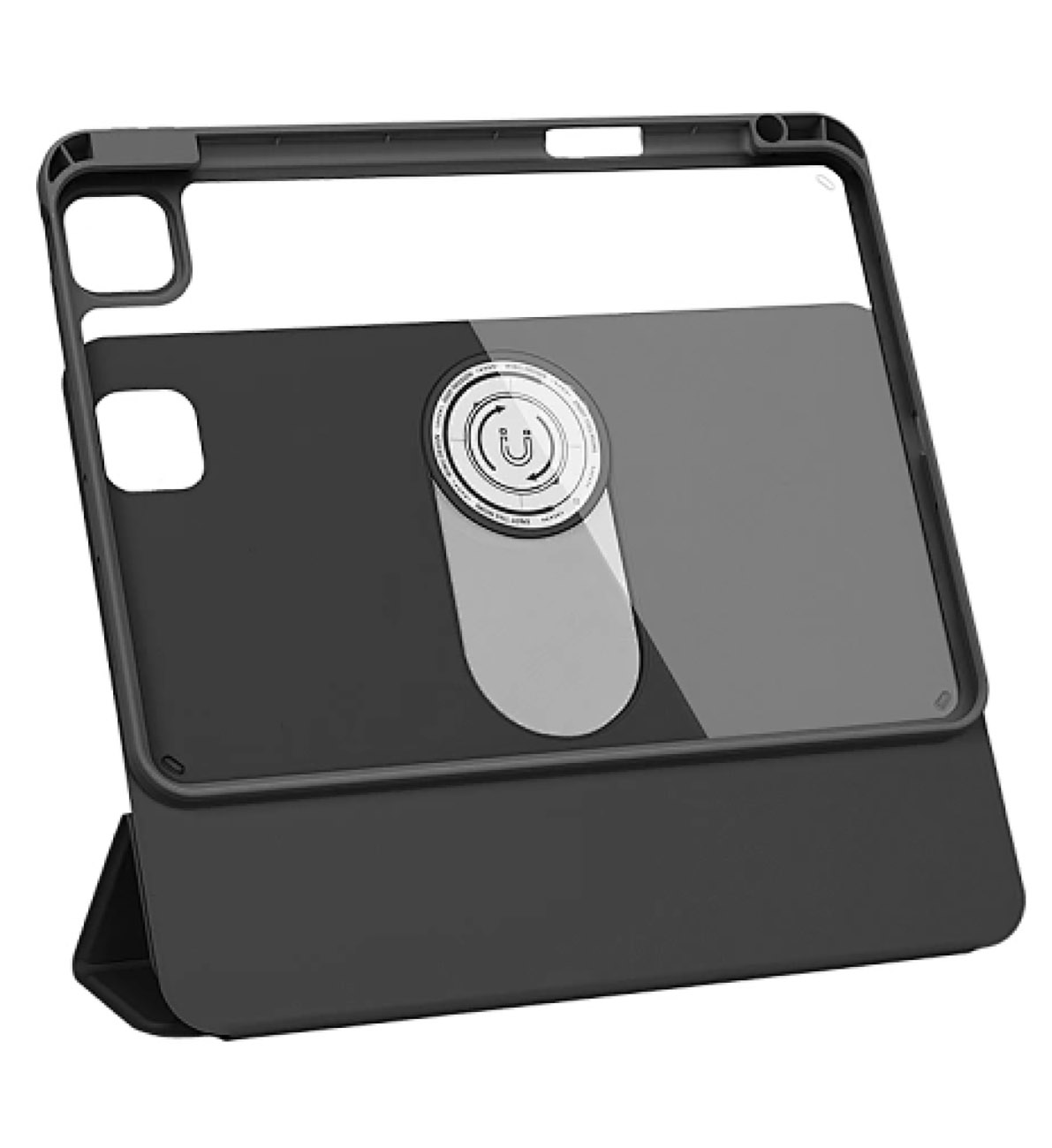 WiWU Case & Stand for iPad 12.9 inch & iPad Air 13 inch 2024 / Rotatable / Drop-Resistant / Black
