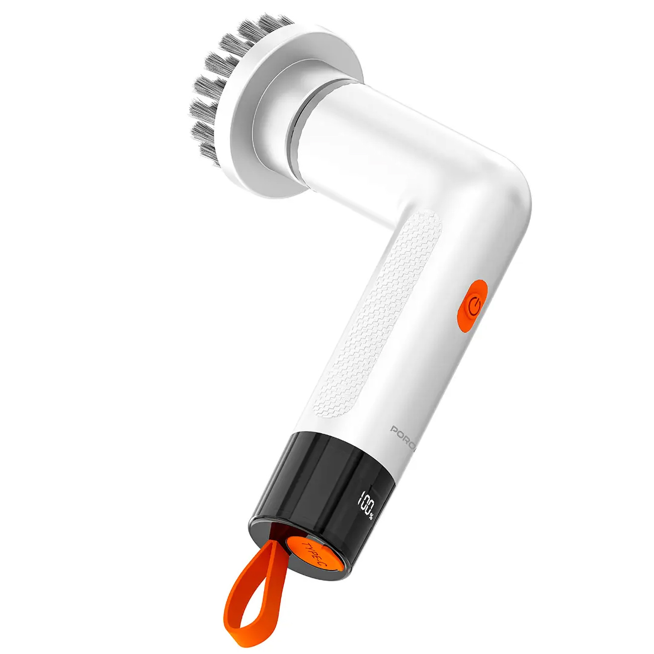 فرشاة تنظيف كهربائية من بورودو / تعمل بالبطارية / مع شاشة عرض + رؤوس استخدام متعددة 