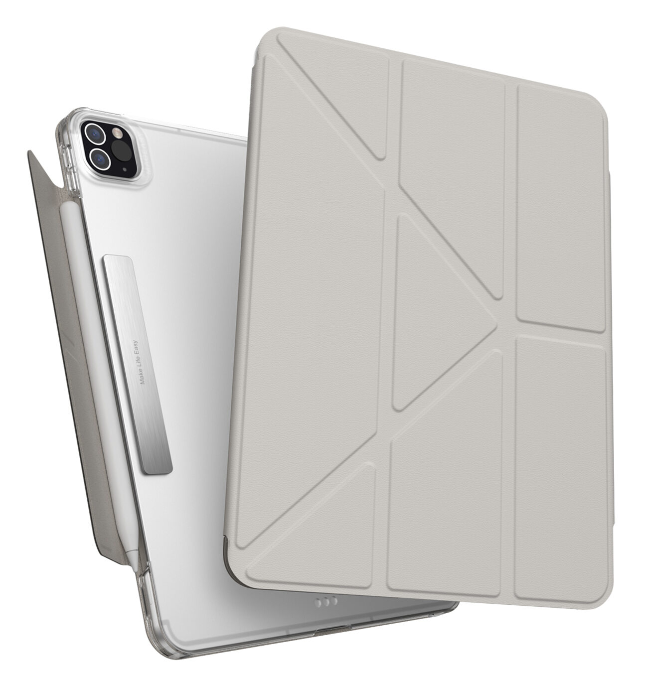 كفر MagEasy لايباد برو 11 انش اصدار 2024 / ستاند مدمج / ضد الطيحات / Gray Starlight