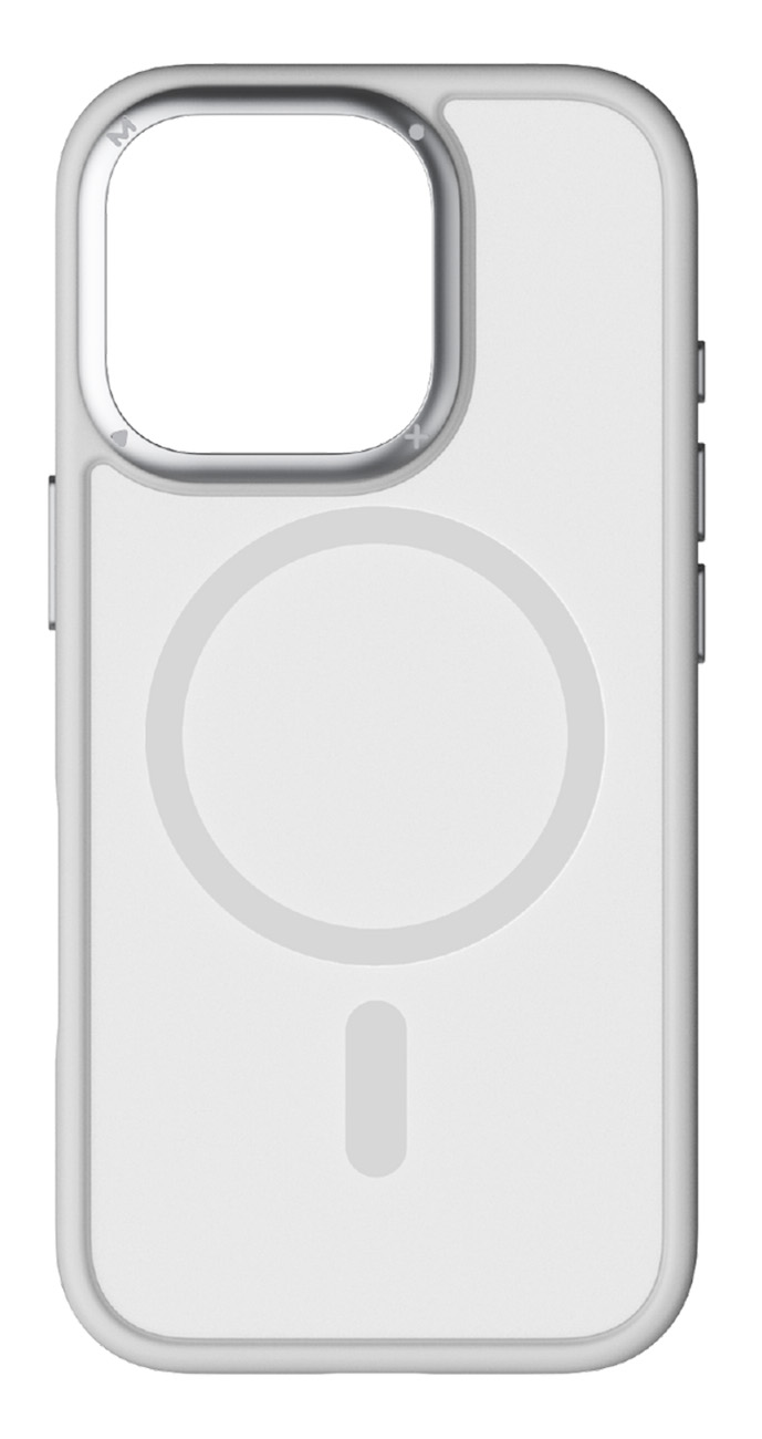 كفر Momax Play لايفون 16 برو / يدعم MagSafe / ضد الطيحات / رمادي