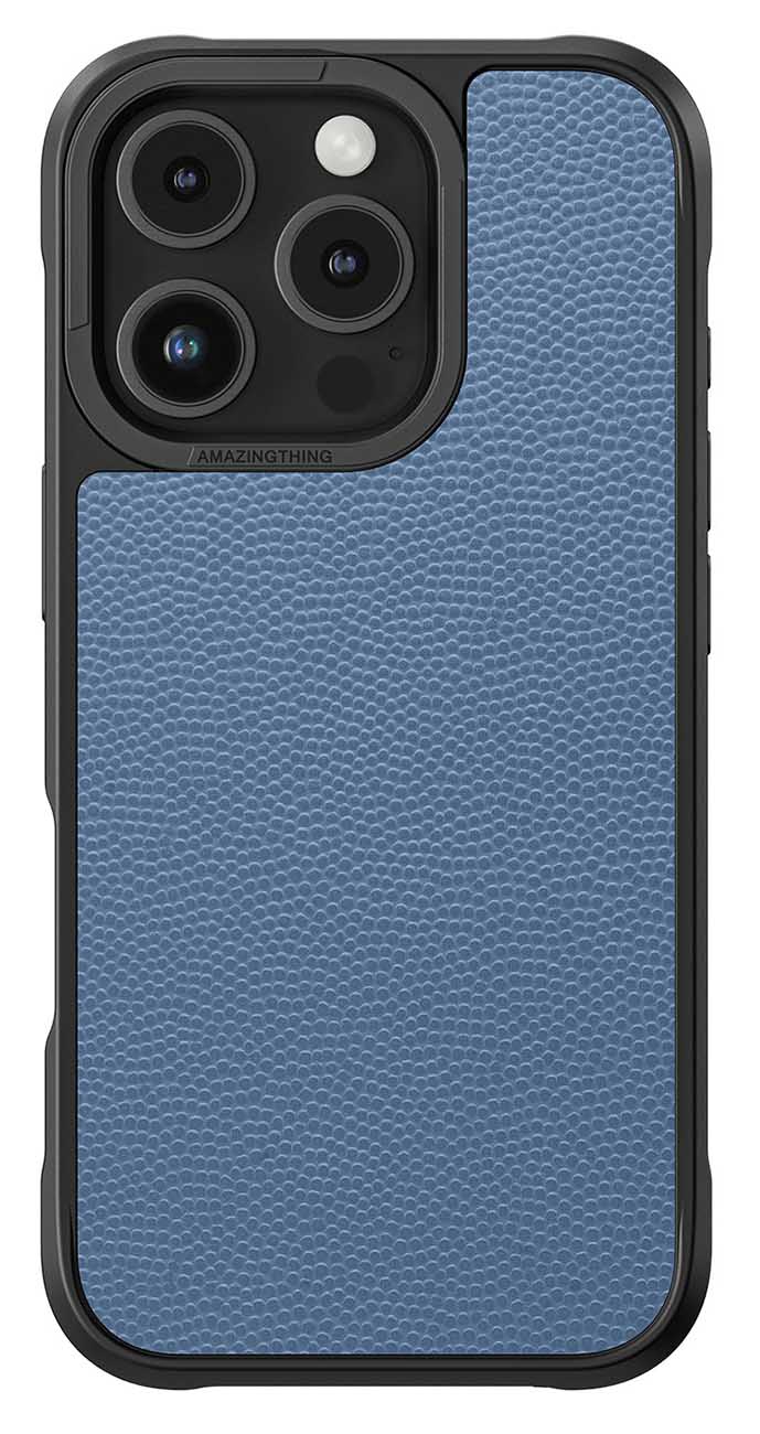 كفر AmazingThing Glamour لايفون 16 برو ماكس / يدعم MagSafe / ضد الطيحات / ازرق