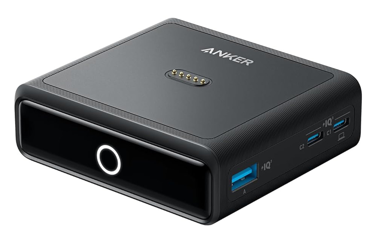 Anker Wireless Charger for Anker Prime Power Bank / 100W Power / With 2 Type-C & 1 USB Ports