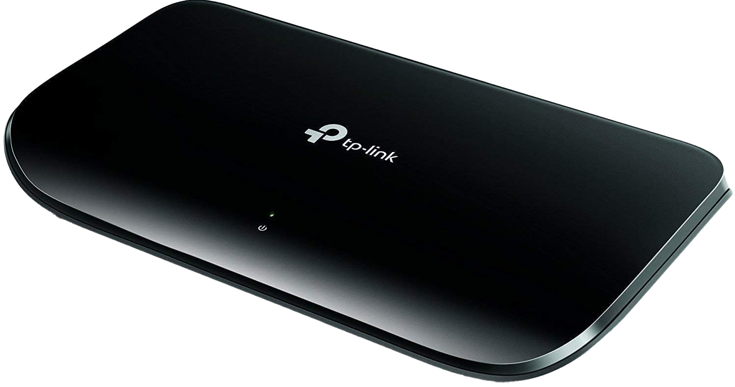 موزع انترنت Ethernet Switch من TP-Link / يعطيك 5 مداخل / اسود