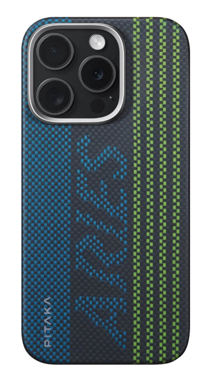 PITAKA Aries Case for iPhone 16 Pro / Glows in the Dark / Support MagSafe / Credit Card