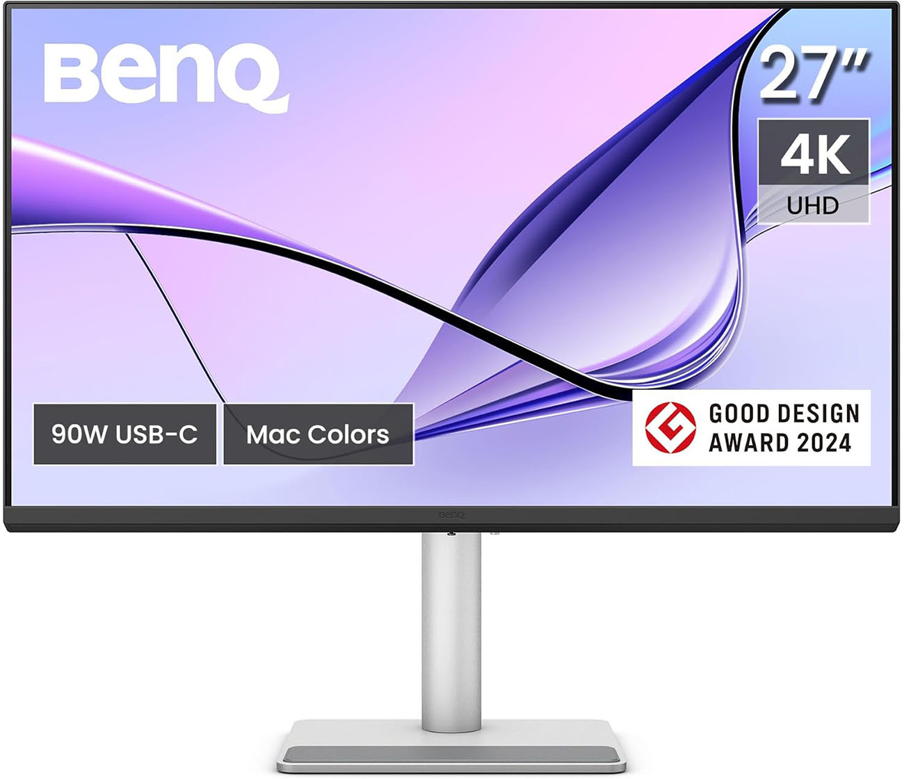 شاشة BenQ MA270U حجم 27 انش / دقة 4K / مثالية مع ماك بوك برو + اير / الوان جميلة واقعية