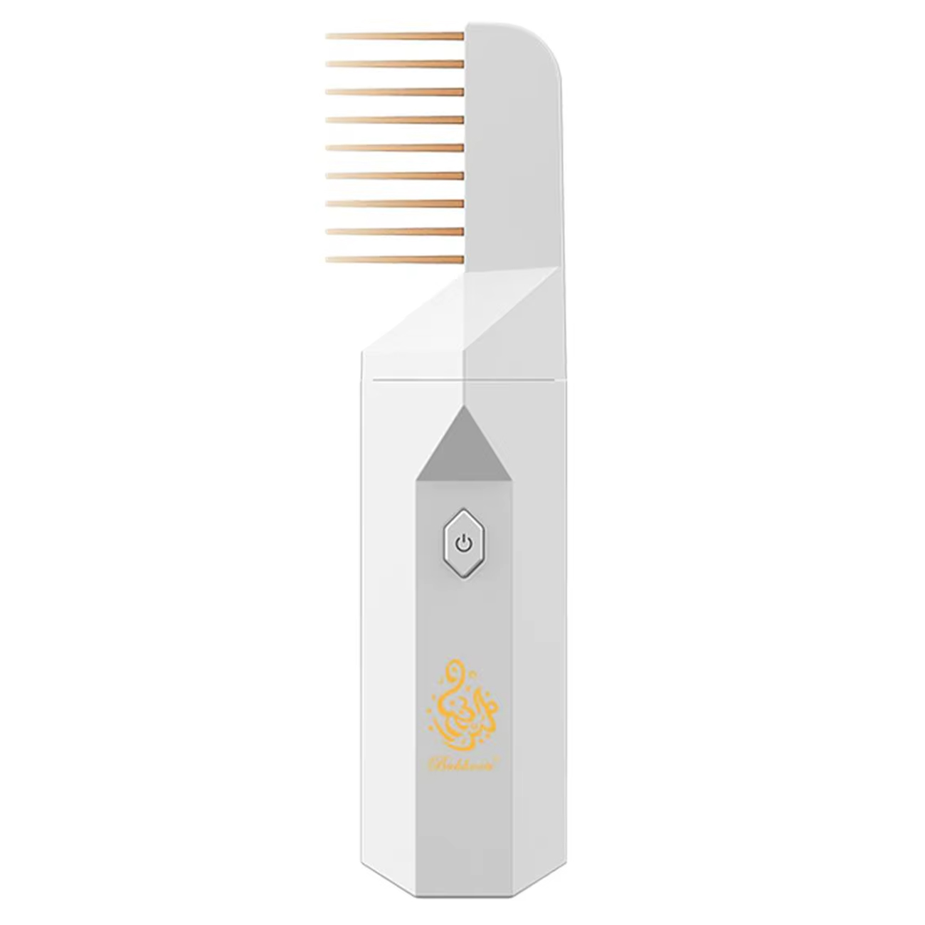 Multi Function Bukhour / w Hair Comb / White