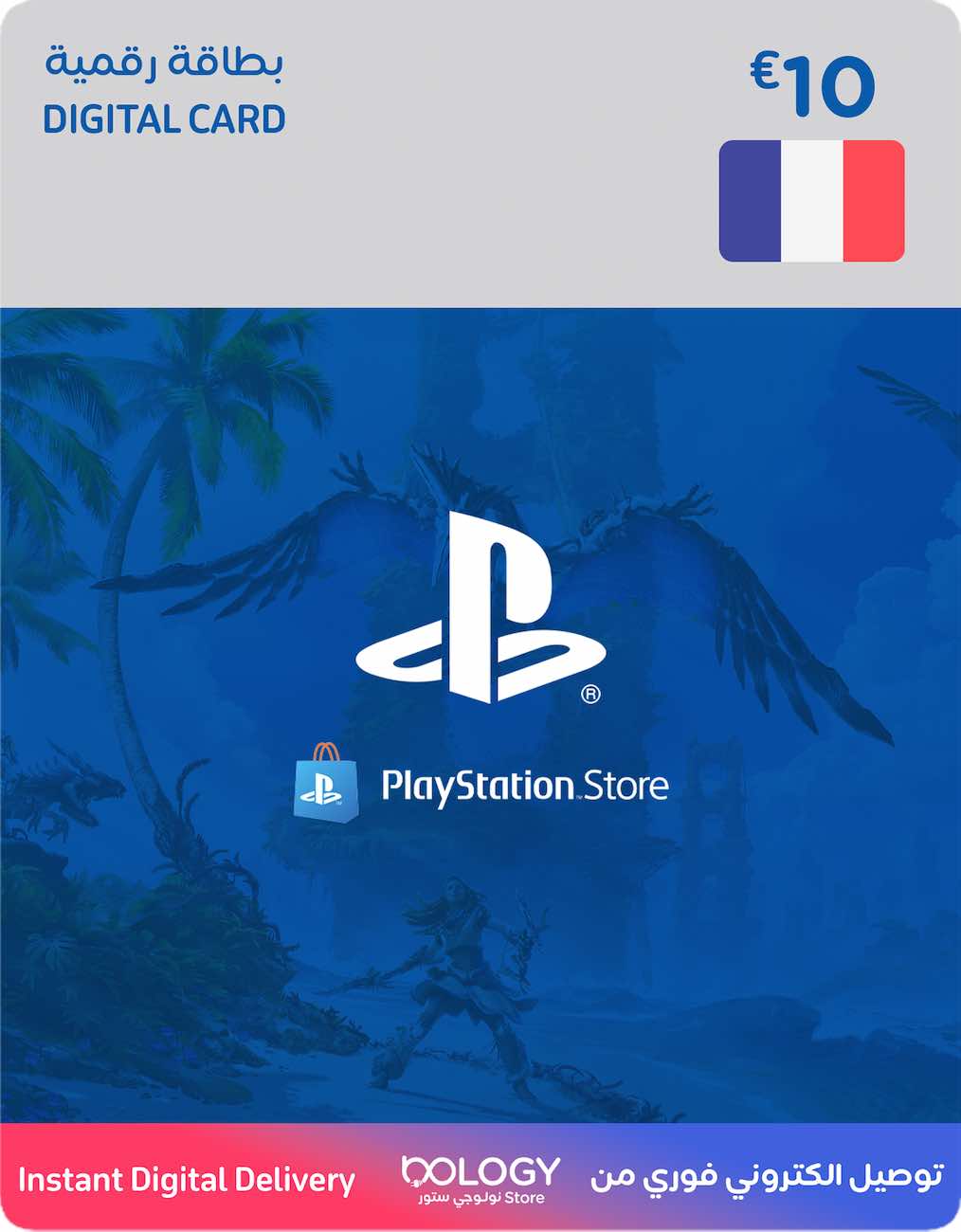 Playstation France Store / 10 Euro / Digital Card
