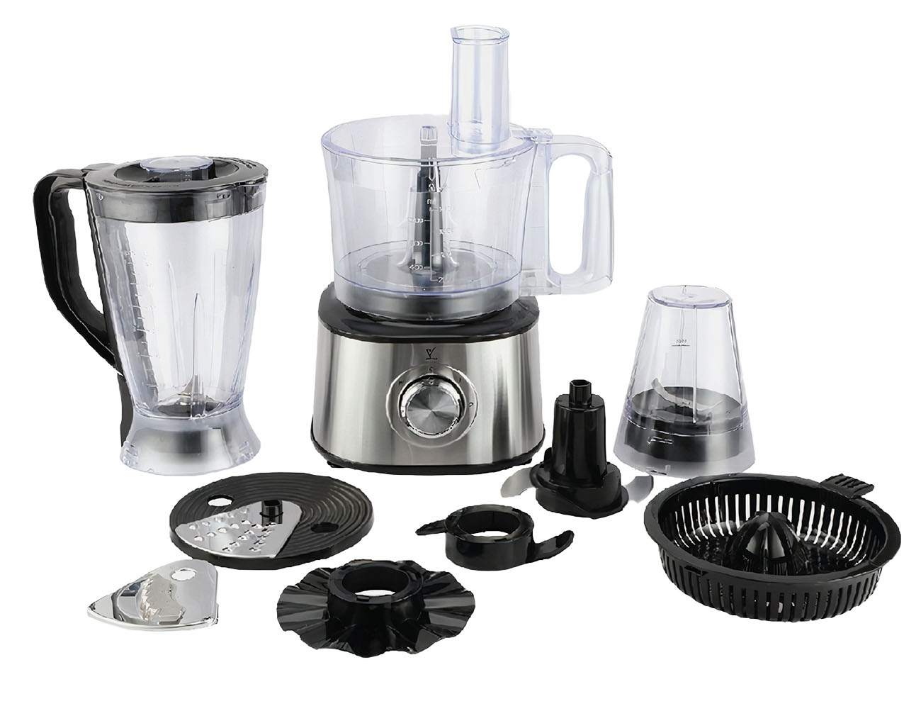 محضرة طعام من Veeteek / تصميم 2 في 1 / سعة 1.4 لتر و 1.5 لتر / قوة 1000 واط