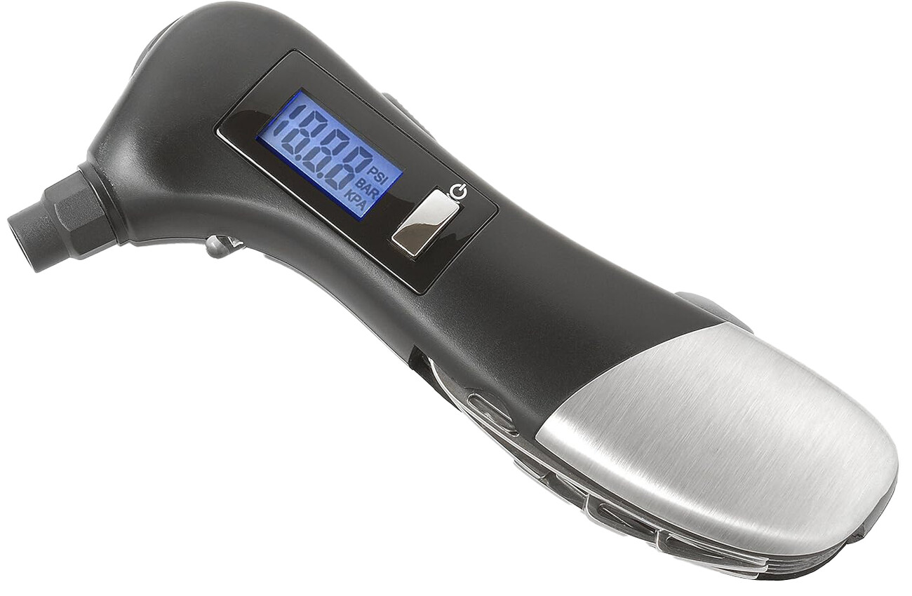 جهاز قياس ضغط رقمي لاطار السيارات / مع ادوات متعددة الاستخدامات