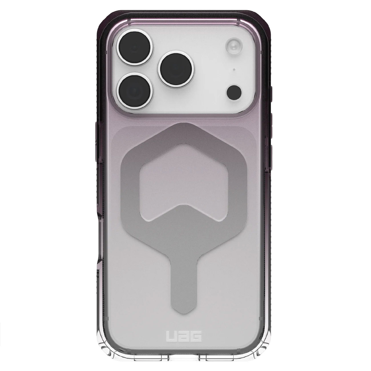 UAG Plyo Case for iPhone 17 Pro Max / Supports MagSafe / Drop Protection / Black & Clear Ombre