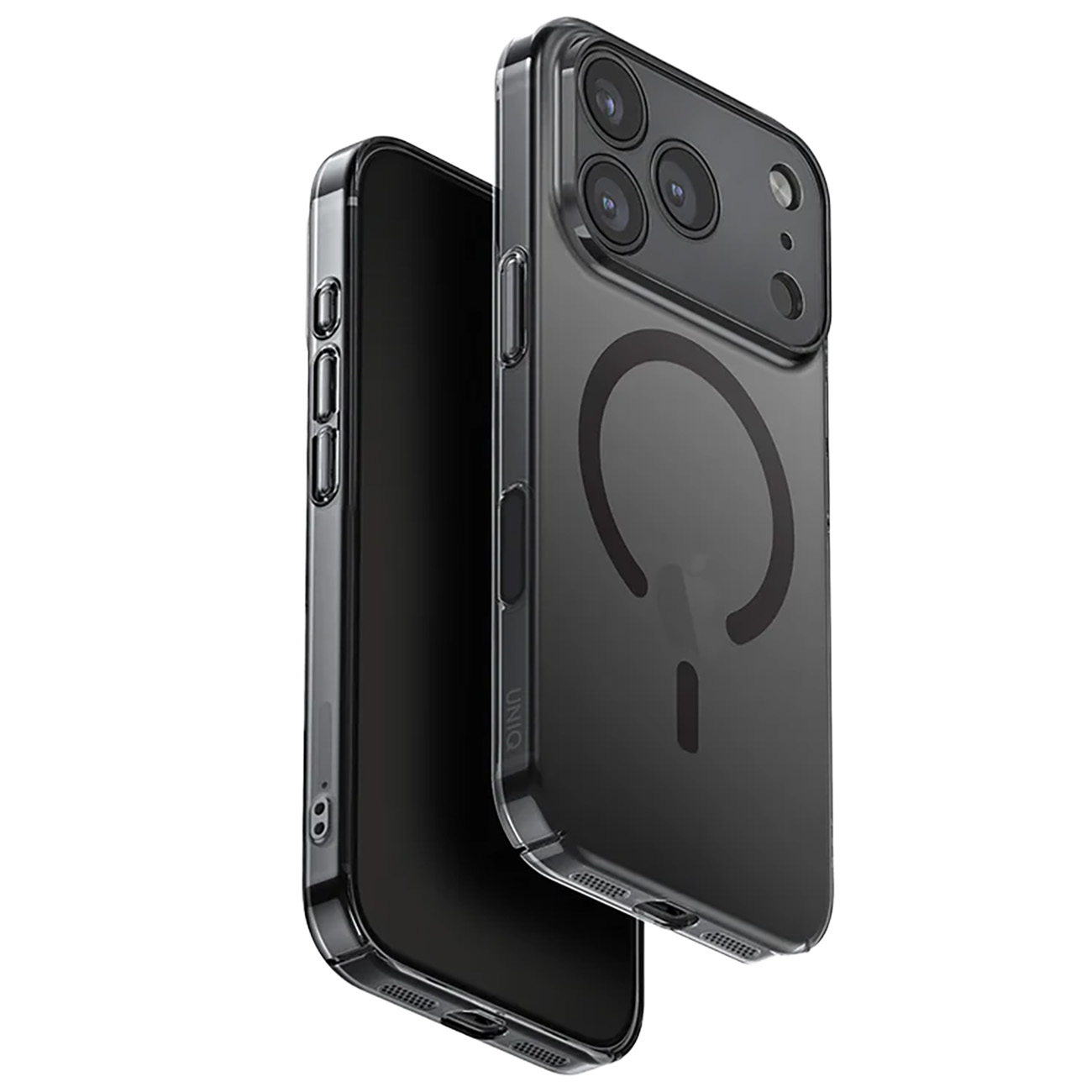 UNIQ AirSuit Case for iPhone 17 Pro Max / MagSafe / Drop Protection / Ultra-Slim / Clear Black