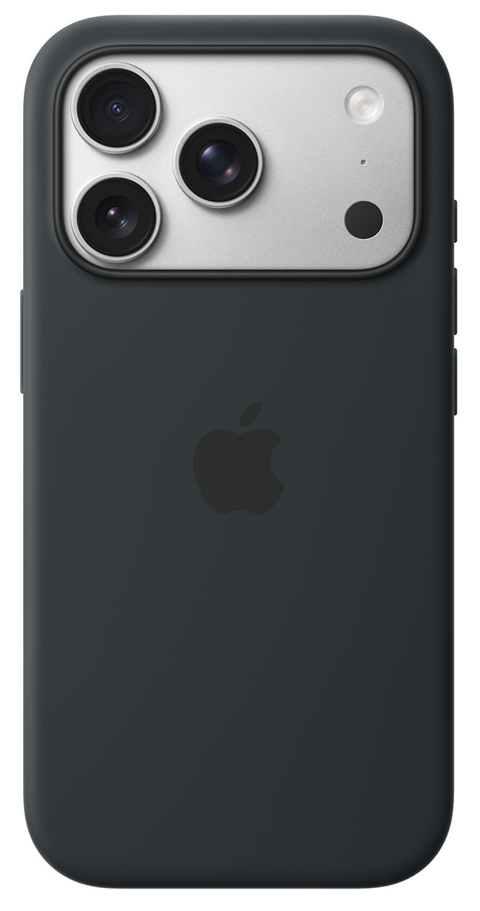 Apple Official Case for iPhone 17 Pro / MagSafe / Drop-Resistant / Soft Silicone / Black