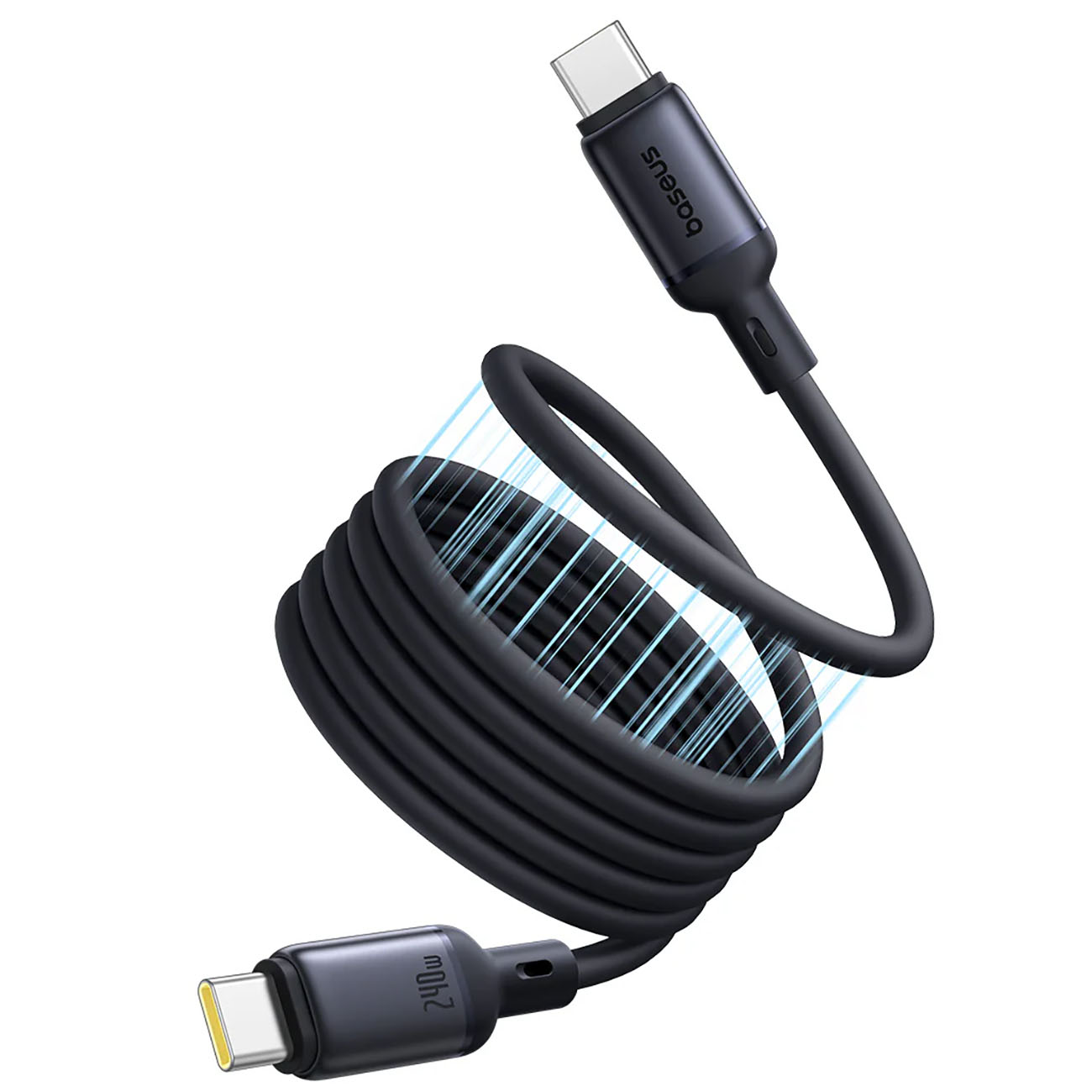Baseus PicoGo Magnetic Cable / Type-C to Type-C / 240W Power / 1 Meter Length