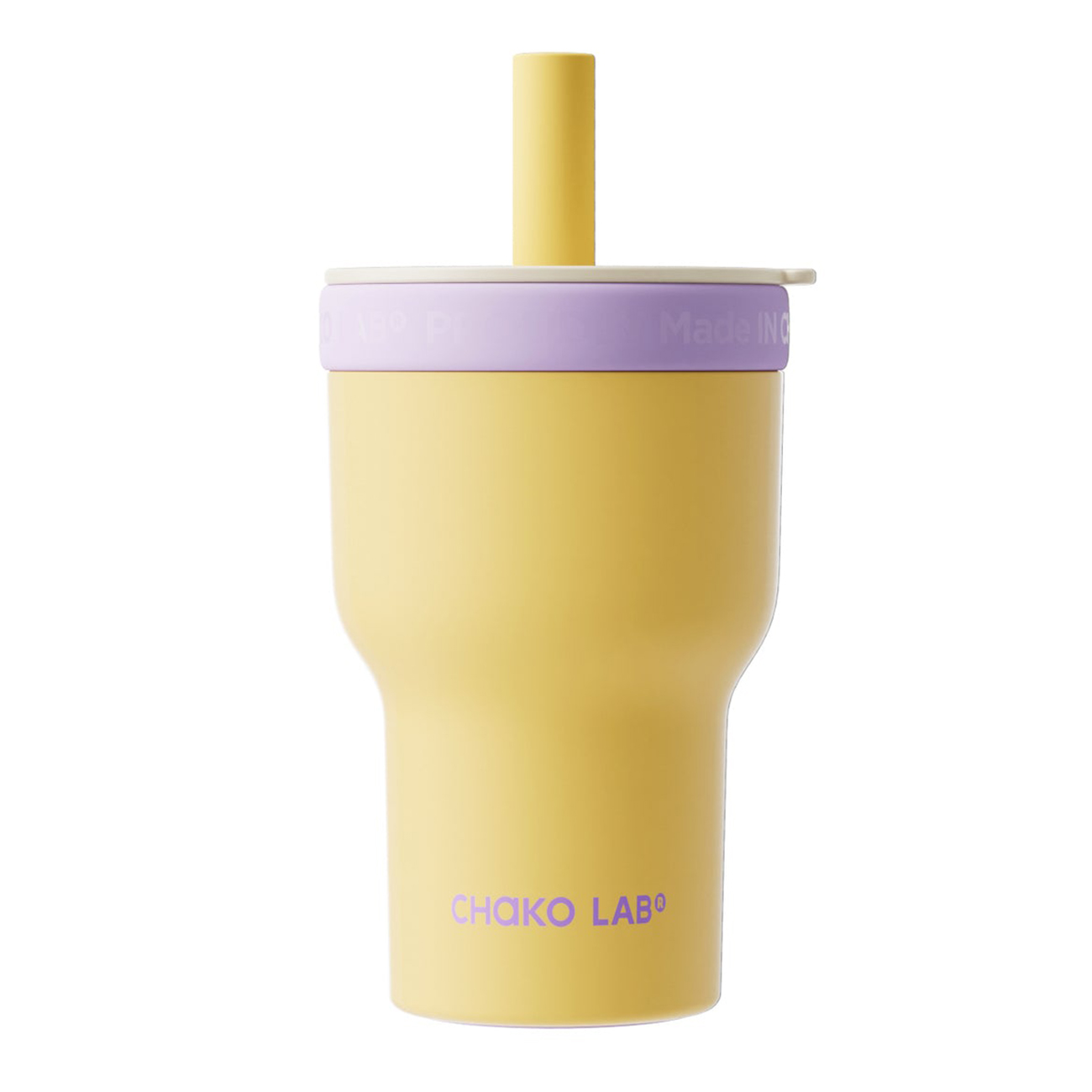 Chako Lab Bottle / 600 ml capacity / Dual Layer / Keeps drinks hot & cold / Sunlit Taro