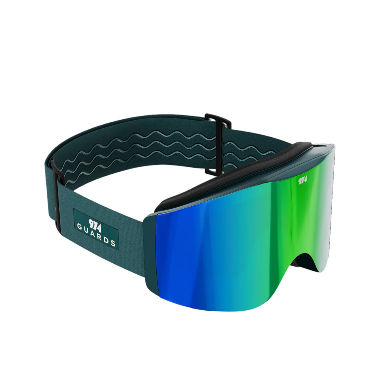 974Guards Protective Goggles / Multi-Colored Lens + Clear Night Lens / Green
