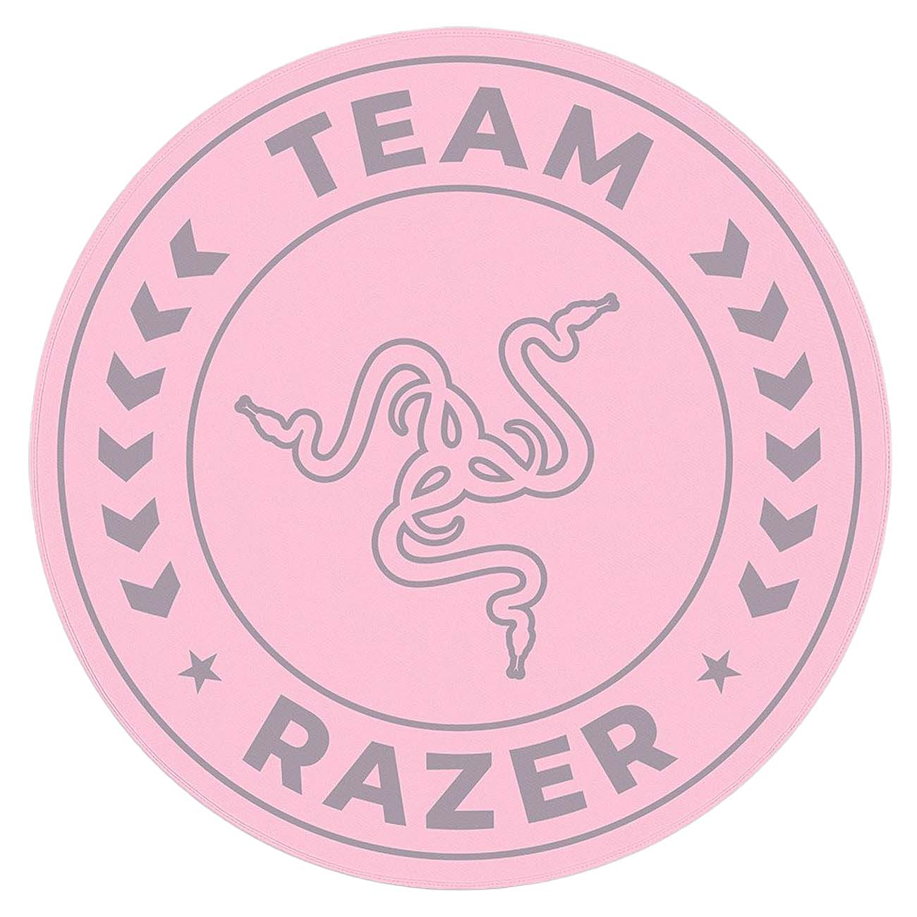 Razer Gaming Floor Rug / Water-Resistant / Soft Polyester / Size 120×120 cm / Pink