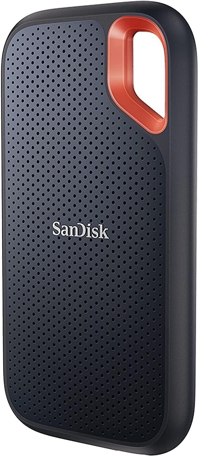 ذاكرة SSD خارجية متنقلة SanDisk Extreme / سعة 1TB / سرعة قراءة تصل الى 1050MB/s و كتابة تصل 1000MB/s
