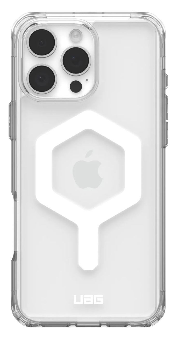 كفر UAG Plyo لايفون 16 برو ماكس / يدعم MagSafe / ضد الطيحات / لون Ice & White