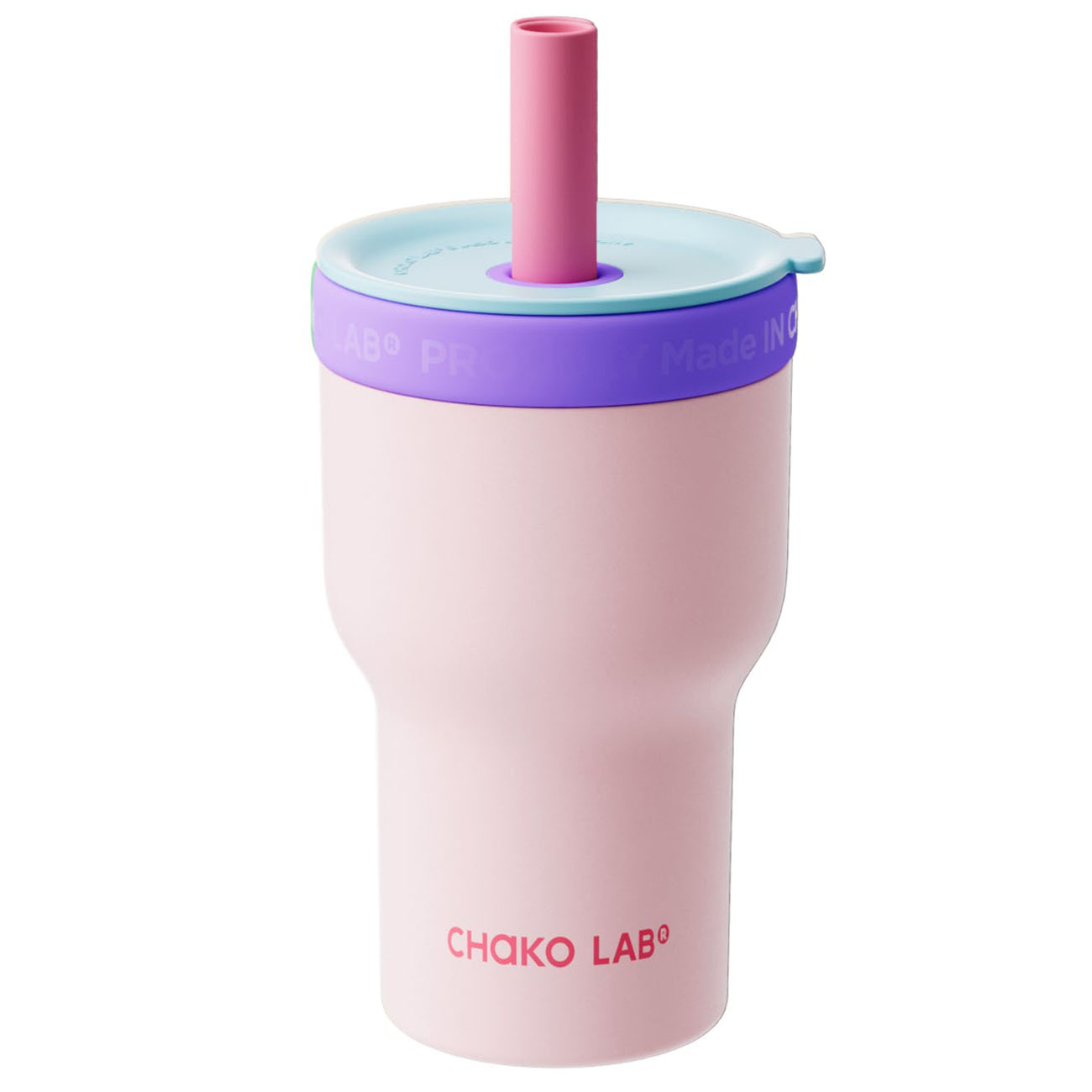 Chako Lab Bottle / 600 ml capacity / Dual Layer / Keeps drinks hot & cold / Peach