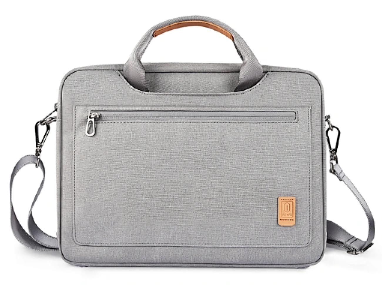 WiWu Pioneer Pro Laptop Bag / Size 14 inch / Water-resistant / Grey