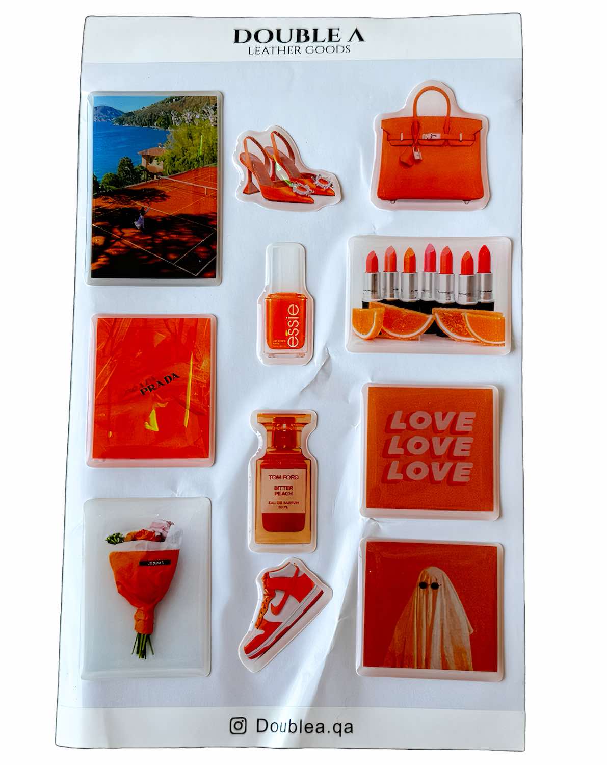 حزمة ستيكرات 3D من DOUBLE A / تصاميم انيقة