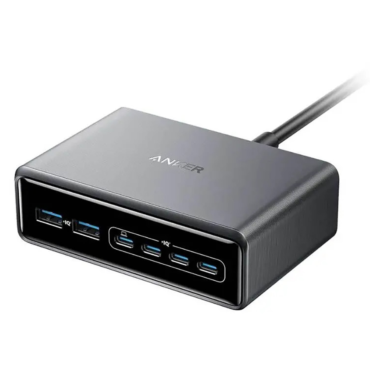 Anker GaN Prime Charger / with 4 Type-C Ports + 2 USB Ports / 200W Power