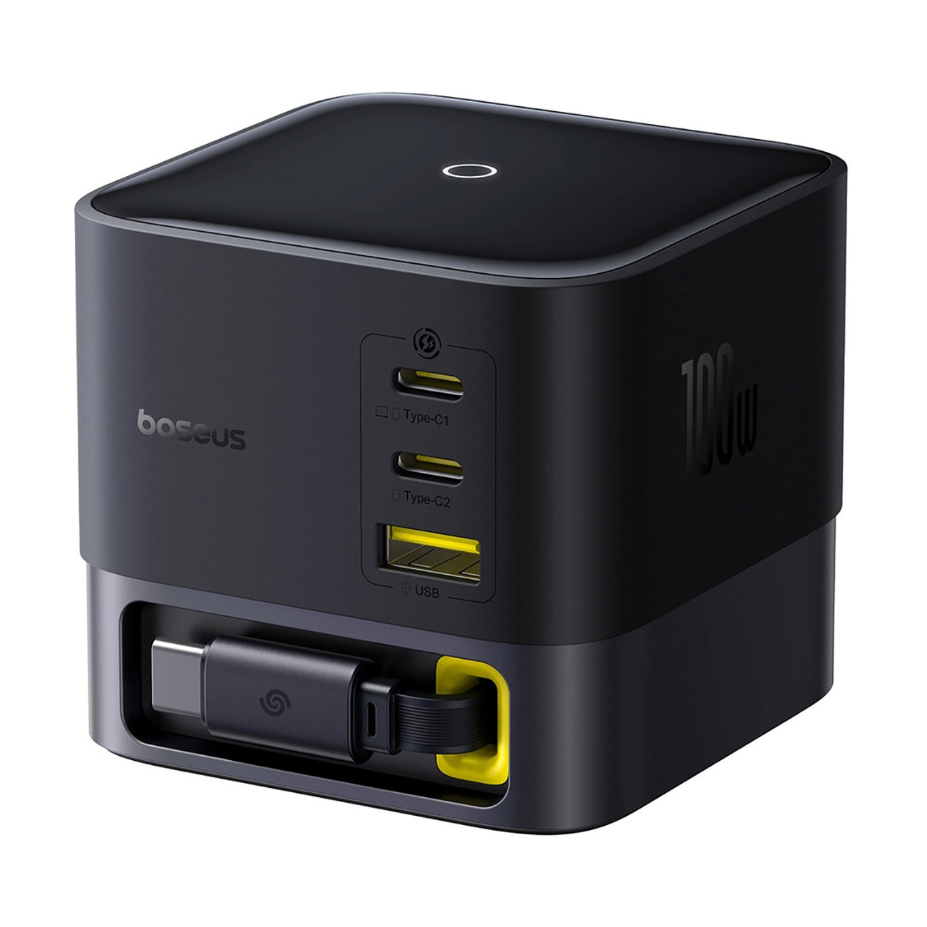 Baseus Super GaN Charger / 2 Type-C Ports + USB Port / 100W Power ...