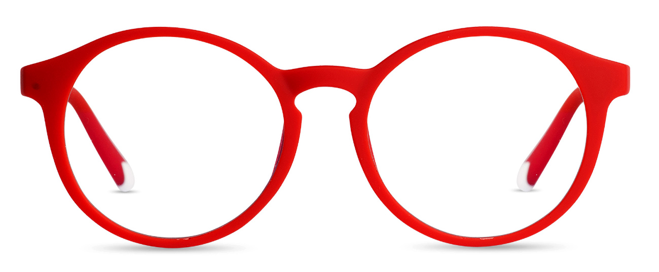 نظارة Le Marais للصغار من Barner / تحمي العين من اشعة الشاشات الضارة / احمر